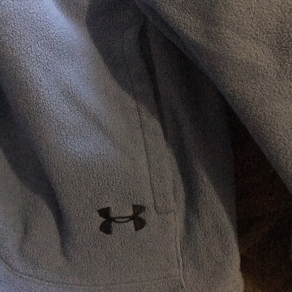 Blue Under Armor zip fleece - Picture 6 of 7